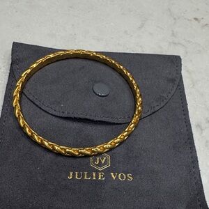 Julie Vos Braided Gold Bracelet